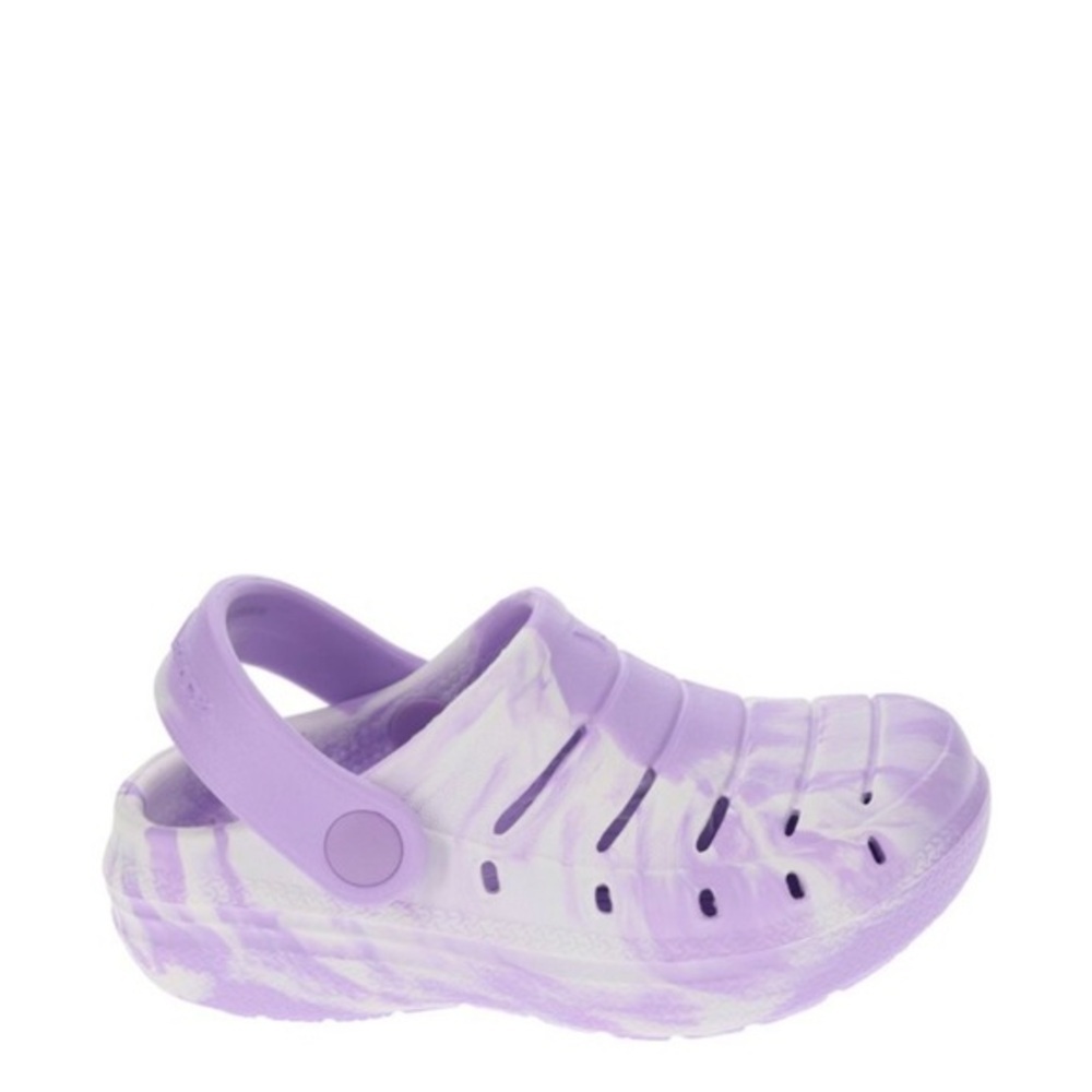 Rugged Shark‎ Girls purple lavender lightweight easy on off Comfort clogs size 7